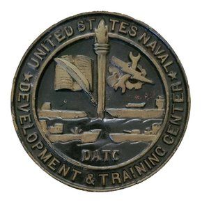 7” Ceramic Medallion Plaque Development & Training Center US Navy DATC